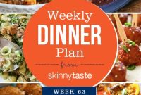 Skinnytaste Week 63 Dinner Plan: 7 Weeknight Recipes