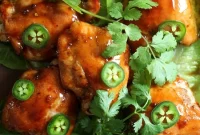 Sticky Tamarind Chicken Lettuce Wraps Recipe