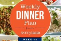 Skinnytaste Dinner Plan Week 65: Menu and Grocery List