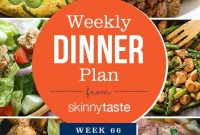 Skinnytaste Meal Plan: Week 66 Dinners and Recipes