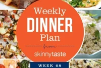 Skinnytaste Dinner Meal Plan: Week 68