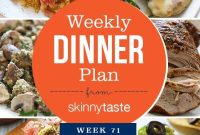 Skinnytaste Week 71 Dinner Plan: Menu and Recipes