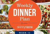 Skinnytaste Dinner Plan: Week 72 Menus and Recipes