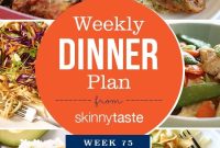 Skinnytaste Week 75 Dinner Plan: Menus and Recipes