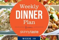 Skinnytaste Week 79 Dinner Plan and Recipes