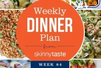 Skinnytaste Week 84 Dinner Recipes and Meal Plan