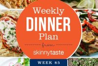 Skinnytaste Dinner Plan: Week 85 Menu and Recipes