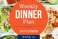 Skinnytaste Dinner Plan Week 87: Menu and Recipes