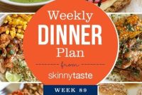 Skinnytaste Week 89 Dinner Plan: 7 Recipes and Menu