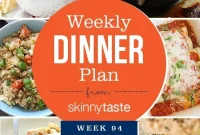 Skinnytaste Week 94 Dinner Plan: 7 Recipes for the Week