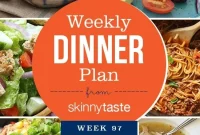 Skinnytaste Dinner Plan: Week 97 Menu & Grocery List