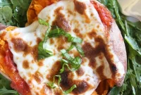 Italian-Style Stuffed Sweet Potatoes with Mozzarella and Basil