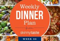 Skinnytaste Week 99: Dinner Plan and Recipes