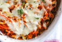 Spiralized Winter Vegetable Gratin with Parmesan and Herbs