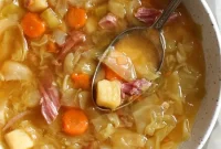 Ham Bone Soup Recipe with Beans and Vegetables