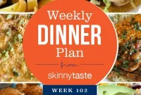 Skinnytaste Week 103: Dinner Menu and Shopping List