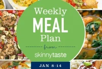 Skinnytaste Weekly Meal Plan: Jan 8-14