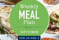 Skinnytaste Weekly Meal Plan: Jan 29–Feb 4
