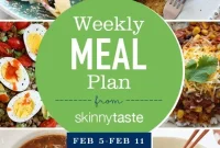 Skinnytaste Weekly Meal Plan: Feb 5-11 Menu and Recipes