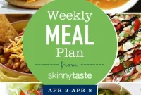 Skinnytaste Weekly Meal Plan: April 2-8