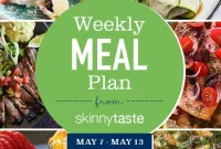 Skinnytaste Weekly Meal Plan and Recipes May 7-13