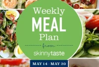 Skinnytaste Weekly Meal Plan: May 14-20