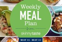 Skinnytaste Weekly Meal Plan and Recipes: May 21 to 27