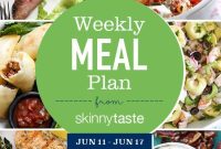 Skinnytaste Weekly Meal Plan: June 11-17