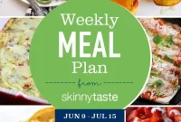 Skinnytaste Weekly Meal Plan: July 9-15