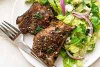 Za’atar Lamb Chops with Lemon and Garlic