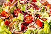 Crisp Italian Chopped Salad with Zesty Herb Vinaigrette