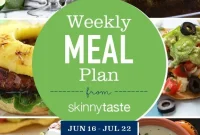 Skinnytaste Weekly Meal Plan: July 16-22