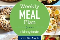 Skinnytaste Weekly Meal Plan: July 30–Aug 5
