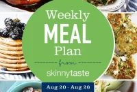 Skinnytaste Weekly Meal Plan Aug 20-26