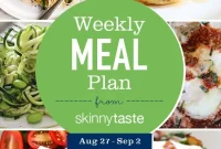Skinnytaste Meal Plan: Week of Aug 27–Sept 2