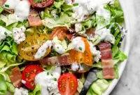 Chopped Wedge Salad with Blue Cheese and Crispy Bacon