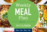 Skinnytaste Meal Plan: December 10-16 Weekly Recipes