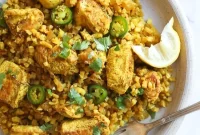 Chicken Biryani with Cauliflower Rice Recipe