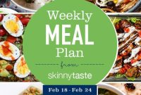 Skinnytaste Weekly Meal Plan: Feb 18-24