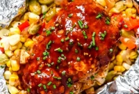 Campfire Meatloaf Foil Packets Recipe for Camping