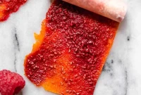 Homemade Mango Raspberry Fruit Roll-Ups Recipe