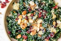 Kale and Quinoa Salad with Cranberries Recipe