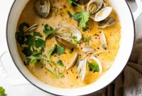 Clams in Lemongrass Coconut Broth Recipe