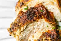 Crispy Herbed Buttermilk Chicken Breast in the Air Fryer