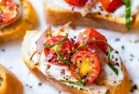 Creamy Whipped Ricotta Toast with Roasted Tomatoes