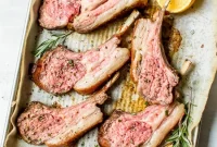 Garlic Herb Frenched Rack of Lamb Recipe