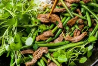 Beef Negimaki Stir-Fry with Scallions and Teriyaki Glaze