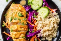 Braised Chicken Breasts with Creamy Peanut Sauce Recipe