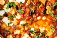 Caprese Eggplant Gnocchi with Melted Cheese