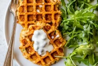 Crispy 10-Minute Waffle Iron Salmon Cakes